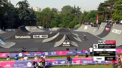 Honglin Xia - 3rd place Women Final UCI BMX Freestyle Park Brussels