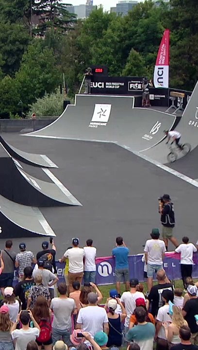 Anthony Jeanjean - Winning Run Men Final UCI BMX Freestyle Park Brussels