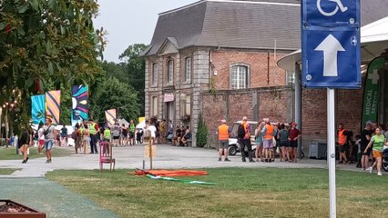 Evacuation festival LaSemo Enghien