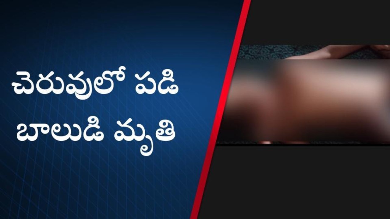 సర్వేపల్లి: చెరువులో పడి బాలుడి మృతి