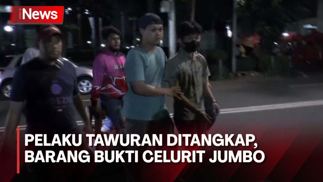 Tawuran Maut di Sawah Besar, Pelaku Ditangkap Barang Bukti Celurit Jumbo
