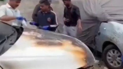 ಬೆಂಗಳೂರು : ಇನ್ನೋವಾ ಕಾರಿಗೆ ಬೆಂಕಿ ಹಚ್ಚಿದ ದುಷ್ಕರ್ಮಿಗಳು