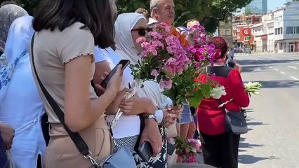 Saraybosna'da 31 soykırım kurbanına veda