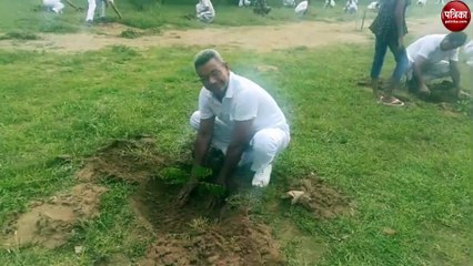 बम्बाला स्थित सीआइएसएस कैंप में रोपे पौधे, अफसर-जवानों ने लिया देखभाल का लिया संकल्प