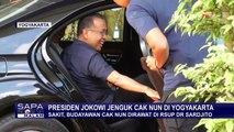Presiden Jokowi Jenguk Cendikiawan Cak Nun di RSUP Dr Sardjito Yogyakarta