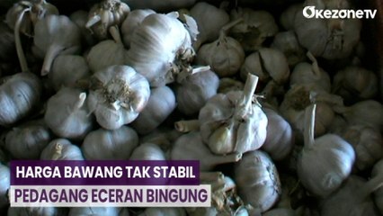Harga Bawang Tak Stabil, Pedagang Eceran Bingung