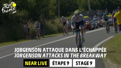 Jorgenson attacks in the breakaway - Stage 9 - Tour de France 2023