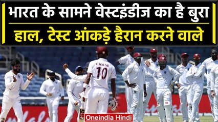 Ind sv WI 2023: Team India के आगे टेस्ट में ढेर है West Indies | वनइंडिया हिंदी #Shorts