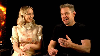 Emily Blunt and Matt Damon Share a Special Connection While Promoting Oppenheimer
