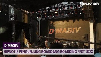 Seru! D'Masiv Ajak 'Passenger' di Boardang Boarding Fest 2023 Nyanyi Bareng