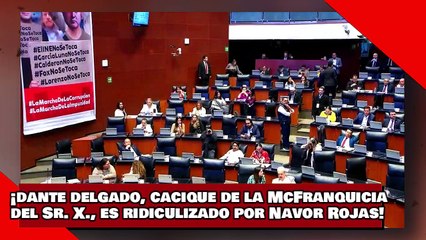 ¡VEAN! ¡Dante el cacique de la McFranquicia del Sr. X., es ridiculizado por Navor Rojas de morena!