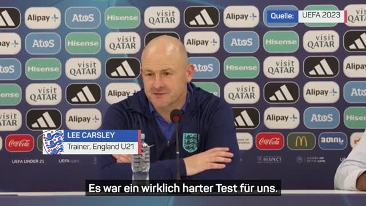 Carsley: 'Haben unser Land bestens repräsentiert'