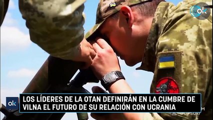 Los líderes de la OTAN definirán en la cumbre de Vilna el futuro de su relación con Ucrania