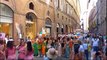 Palio, a Siena ? festa per la Selva: il corteo della vittoria una settimana dopo il trionfo / VIDEO