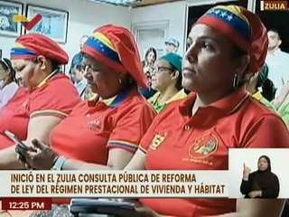 En el edo. Zulia inició consulta pública de Ley del Régimen Prestacional de Vivienda y Hábitat