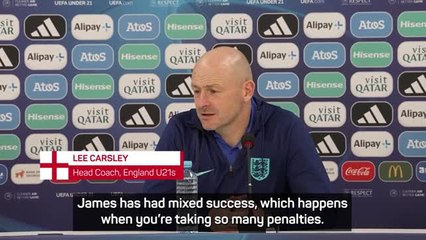 Carsley full of praise for England's penalty hero Trafford