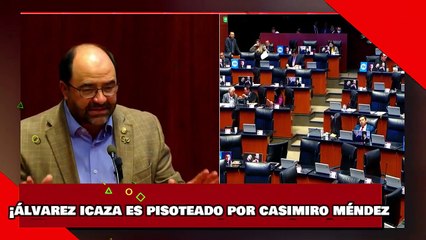 ¡VEAN! ¡Álvarez Icaza es pisoteado por Casimiro Méndez de Morena por defender a Genarko García Luna!