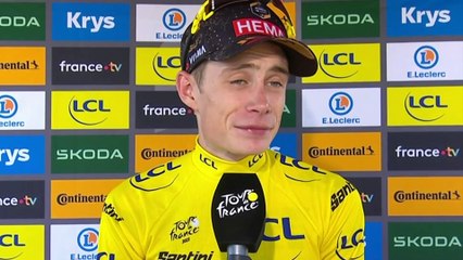 Tour de France 2023 - Jonas Vingegaard : "Yes, Tadej Pogacar takes time away from me, we will take stock in Paris because that's the goal"