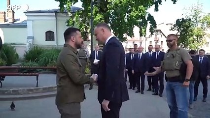 Ucraina, incontro a sorpresa tra Zelensky e il presidente polacco Duda