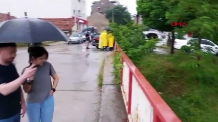 TEMPETE A BOLU; ROUTE MENGEN-PAZARKOY FERMEE