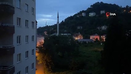 Rize'de camilerden 'sel ve heyelana karşı' anons yapıldı