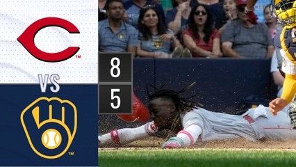 Resumen Rojos de Cincinnati vs Cerveceros de Milwaukee | MLB 08-07-2023