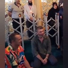 Ayasofya'da Müslüman olan Rus turist