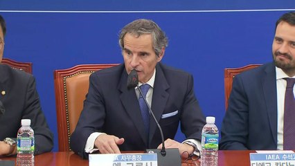 민주당 "일본 편향적 검증"...그로시 "안전기준 부합" / YTN