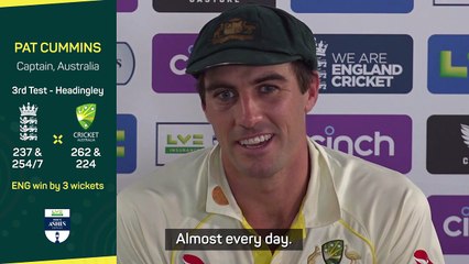 Ashes momentum still with Australia despite third Test defeat - Cummins