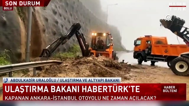 TEM Otoyolu'nda heyelan! Ankara-İstanbul yönü trafiğe kapandı