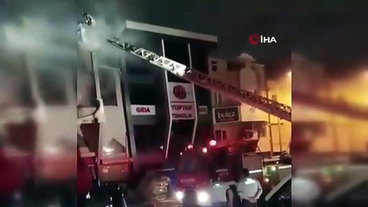 Incendie effrayant dans la capitale
