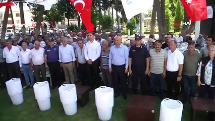 La distribution gratuite de paniers a commencé à partir de Saruhanlı