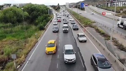 Sağanak yağış kazaları beraberinde getirdi: 8 yaralı