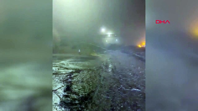 Glissement de terrain sur l'autoroute TEM：Fermeture de la circulation et dommages matériels