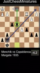Capablanca backrank checkmate is coming