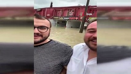 Terminal ve Galericiler Sitesi sular altında kaldı