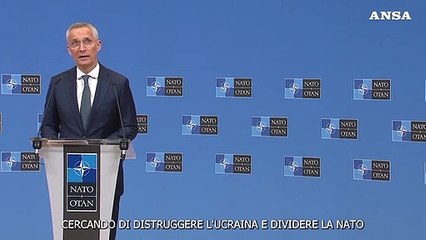 Stoltenberg: "A Vilnius ribadiremo che Kiev entrera' nella Nato"