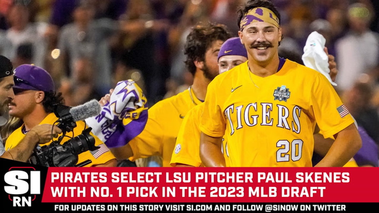 Pirates Select Paul Skenes With No. 1 Pick in MLB Draft