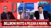 Estalló el escándalo: Marra denunció que Belliboni lo invitó a pelear en el estudio de Crónica TV