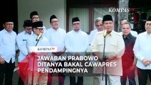 Jawaban Prabowo Ditanya Soal Bakal Cawapres Pendampingnya