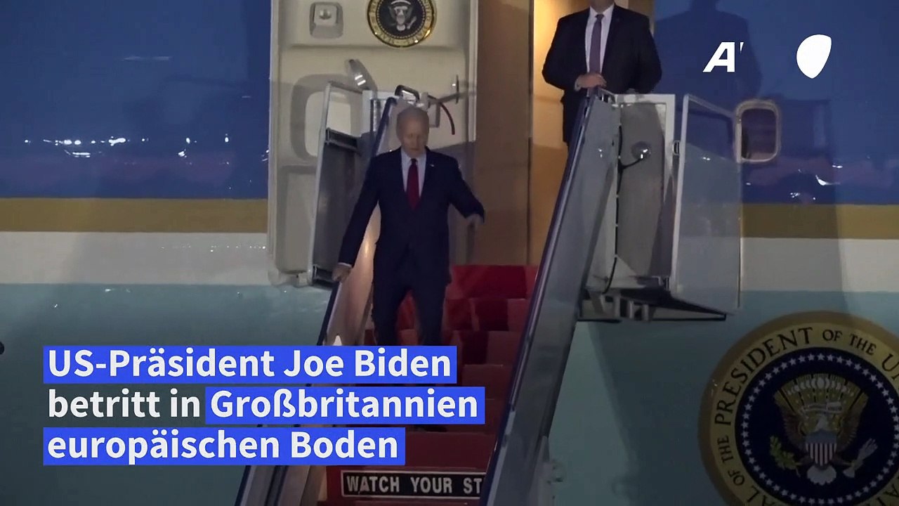 Biden vor Nato-Gipfel in Europa eingetroffen