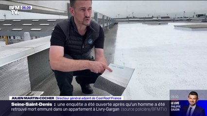 Canicule: la technique du "cool roofing", repeindre le toit d'un bâtiment en blanc pour réfléchir la chaleur