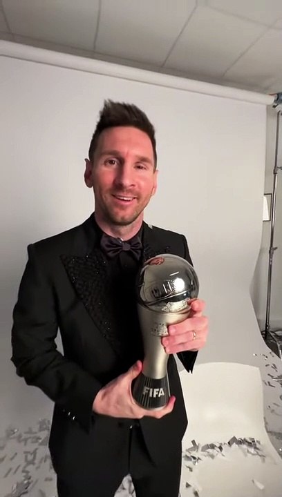 ANOTHER trophy for Leo Messi