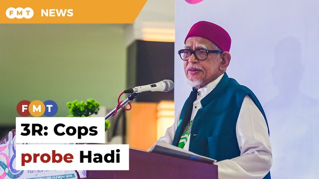 Cops probe Hadi over remarks against DAP