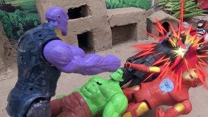 SUPERHERO AVENGERS, HULK SMASH VS IRON SPIDER-MAN VS IRON MAN, THOR, THANOS, CAPTAIN AMERICA PART 1