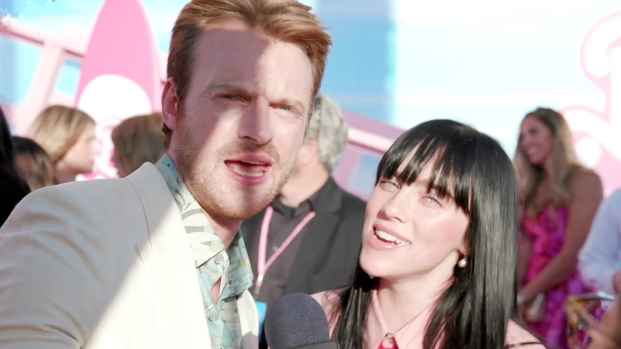Billie Eilish & Finneas On Being "Intrigued" To Join 'Barbie' Soundtrack & Big Fans of Greta Gerwig | Barbie Red Carpet 2023