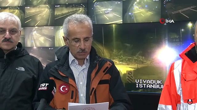 Ministre des Transports et des Infrastructures Uraloğlu： ＂Nos équipes continuent de travailler pour déblayer les routes rapidement＂