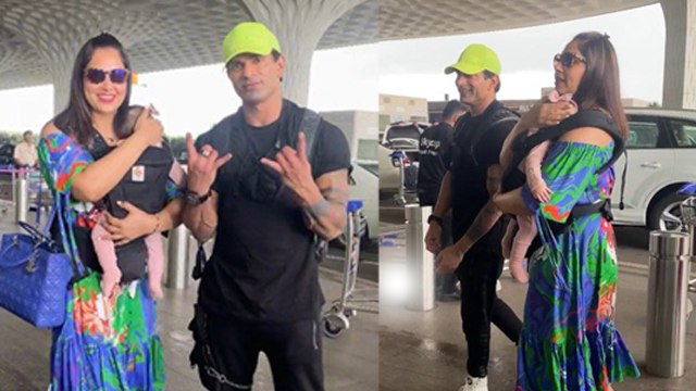 Bipasha Basu Daughter Devi का Face Media से क्यों Hide किया, Airport Video Viral | Boldsky