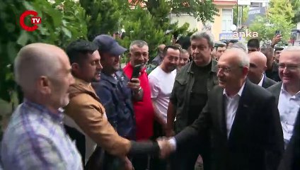 Kılıçdaroğlu, kahvehanede vatandaşları dinledi
