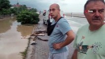 Inondation à Kastamonu： Maisons inondées dans 3 quartiers, l'autoroute Cide-Bartın a été fermée